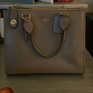 Coach Smith Leather Crossbody Carryall